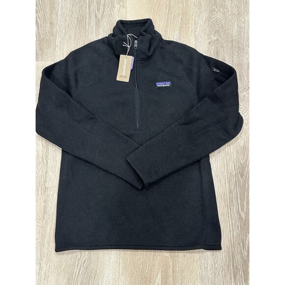 Patagonia Sweaters - Patagonia Women's Better Sweater Quarter-Zip, Black, Medium, NWT